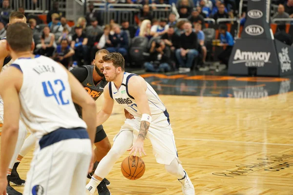 Orlando Magic Empfangen Freitag Den Februar 2020 Die Dallas Mavericks — Stockfoto