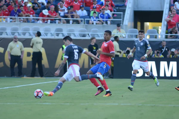 Costa Rica Enfrenta Paraguai Durante Centenário Copa América Estádio Mundial — Fotografia de Stock