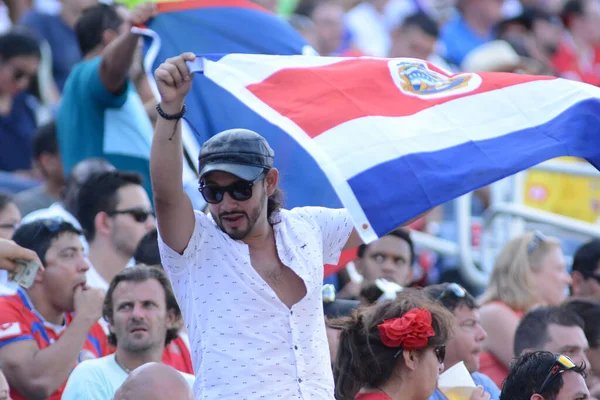 Costa Rica Enfrenta Paraguay Durante Copa América Centenario Camping World —  Fotos de Stock