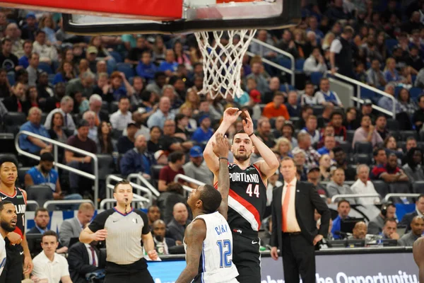 Orlando Magic Host Portland Trailblazers Amway Center Orlando Florida Monday — Stock Photo, Image