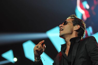Latin şarkıcı Marc Anthony 5 Ekim 2014 'te Orlando Florida' daki Amway Center 'da konser verdi..