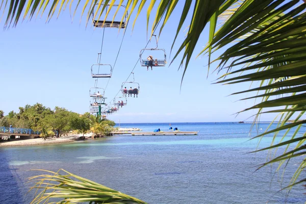 Beautiful Mahogany Bay Honduras May 2014 — Stock Photo, Image