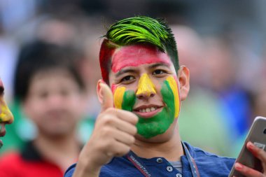 Bolivia face Panama during the Copa American Centenario in Orlando Florida at Camping World Stadium.  clipart