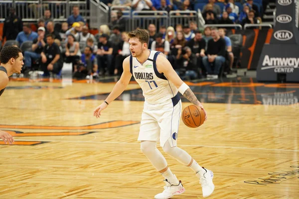 Orlando Magic Empfangen Freitag Den Februar 2020 Die Dallas Mavericks — Stockfoto