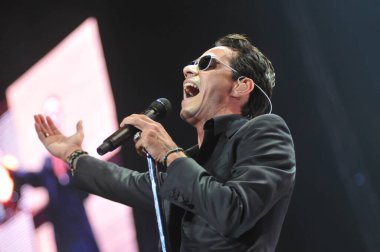 Latin şarkıcı Marc Anthony 5 Ekim 2014 'te Orlando Florida' daki Amway Center 'da konser verdi.