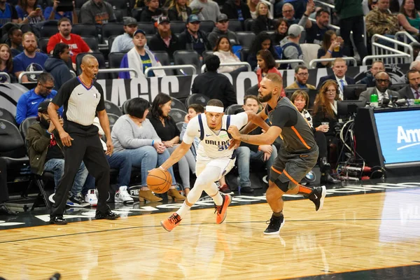 Orlando Magic Empfangen Freitag Den Februar 2020 Die Dallas Mavericks — Stockfoto