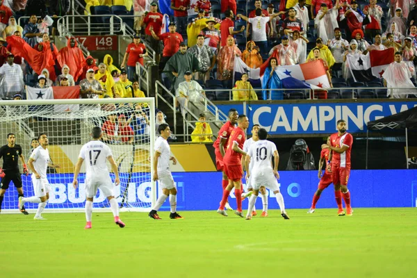 Boliwia Twarz Panama Podczas Copa American Centenario Orlando Floryda Camping — Zdjęcie stockowe