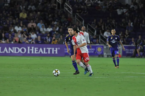 Orlando City Ospita Rivoluzione Del New England All Orlando City — Foto Stock