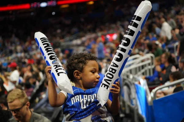 Orlando Magic Host Portland Trailblazers Het Amway Center Orlando Florida — Stockfoto