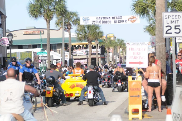 Bikers Annual Bike Week Daytona Beach Florida March 2012 Photo — Stock Photo, Image