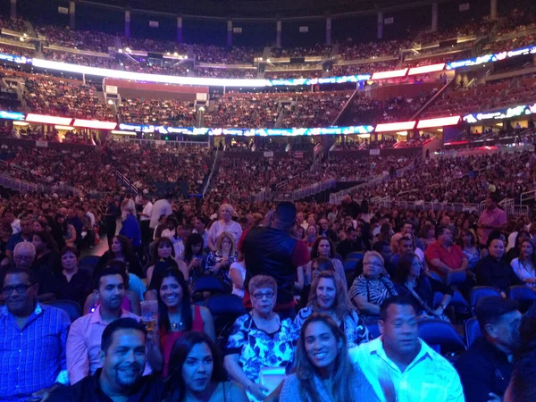 Cântărețul Latin Marc Anthony Cântă Amway Center Din Orlando Florida — Fotografie, imagine de stoc