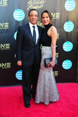 20 Şubat 2016 'da Las Vegas' taki Orleans Arena 'da düzenlenen 31. Yıldız Ödülleri sırasında kırmızı halı..