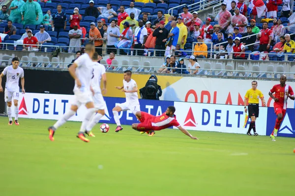 Bolivia Enfrenta Panamá Durante Copa American Centenario Orlando Florida Camping —  Fotos de Stock