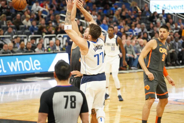 Orlando Magic Hospeda Dallas Mavericks Amway Center Orlando Florida Sexta — Fotografia de Stock