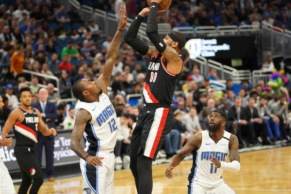 Orlando Magic Hostit Portland Trailblazers Amway Center Orlando Florida Pondělí — Stock fotografie