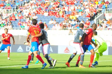 Kosta Rika, Copa America Centenario sırasında Paraguay ile Orlando Florida 'daki Dünya Kampı Stadyumu' nda karşılaştı..  