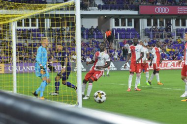 Orlando City 27 Eylül 2017 'de Orlando City Stadyumu' nda New England Devrimi 'ne ev sahipliği yaptı.. 