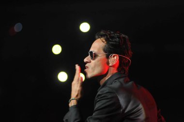 Latin şarkıcı Marc Anthony 5 Ekim 2014 'te Orlando Florida' daki Amway Center 'da konser verdi..