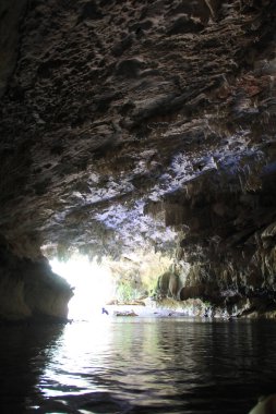 Belize 'deki Güzel Mağara Belize Şehri 27 Mayıs 2014.  