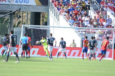 Kosta Rika, Copa America Centenario sırasında Paraguay ile Orlando Florida 'daki Dünya Kampı Stadyumu' nda karşılaştı..  