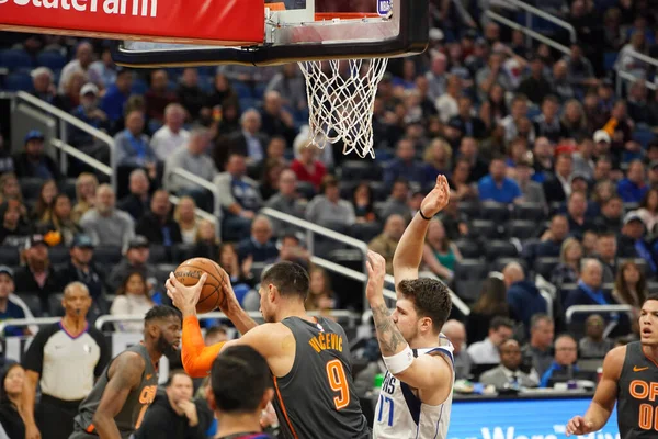 Orlando Magic Ospita Dallas Mavericks All Amway Center Orlando Florida — Foto Stock