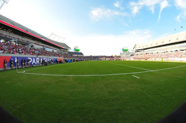 Costa Rica Enfrenta Paraguay Durante Copa América Centenario Camping World —  Fotos de Stock