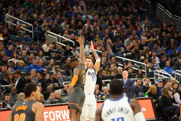 Orlando Magic Empfangen Freitag Den Februar 2020 Die Dallas Mavericks — Stockfoto