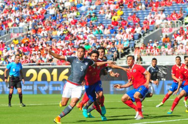 Kosta Rika, Copa America Centenario sırasında Paraguay ile Orlando Florida 'daki Dünya Kampı Stadyumu' nda karşılaştı.. 