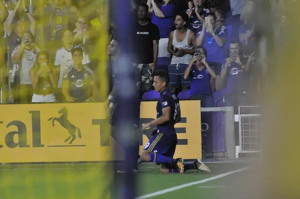 Orlando City Recebe Revolução Nova Inglaterra Orlando City Stadium Orlando — Fotografia de Stock