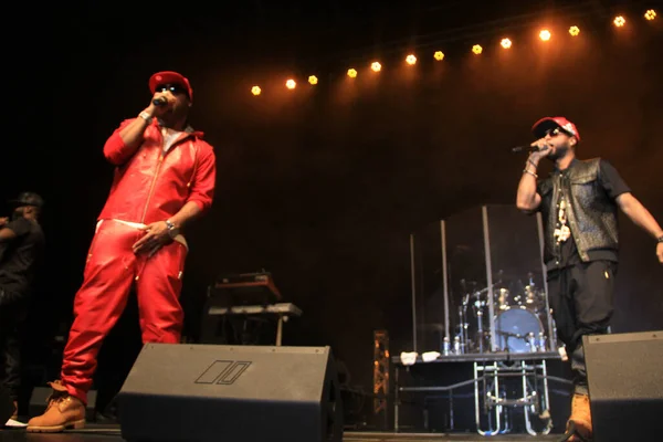 Singers 2014年11月15日 フロリダ州オーランドのCfeアリーナでKeith Sweat Jagged Edge Dru Hill Sisqoが演奏 — ストック写真