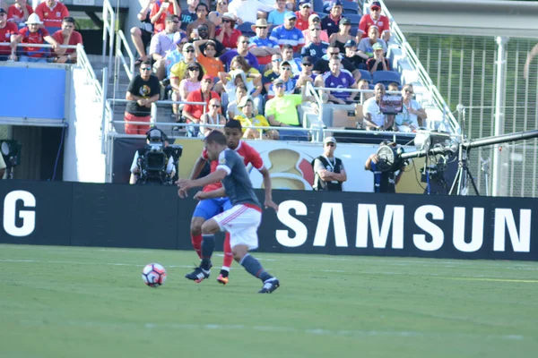 Costa Rica Affronta Paraguay Durante Centenario Della Copa America Camping — Foto Stock