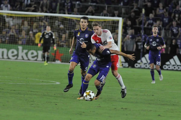 Orlando City Gastheer Van New England Revolution Orlando City Stadium — Stockfoto