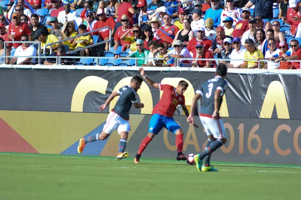 Costa Rica Affronte Paraguay Lors Centenario Copa America Camping World — Photo