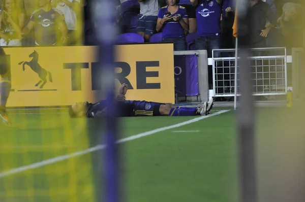 Orlando City Recebe Revolução Nova Inglaterra Orlando City Stadium Orlando — Fotografia de Stock