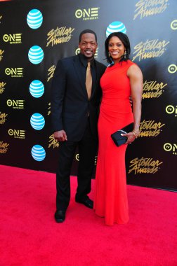 20 Şubat 2016 'da Las Vegas' taki Orleans Arena 'da düzenlenen 31. Yıldız Ödülleri sırasında kırmızı halı..