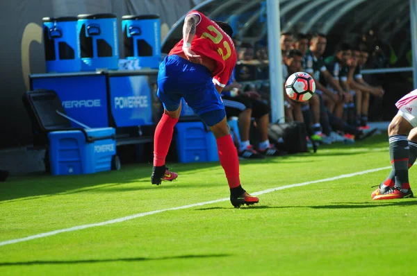 Kostaryka Twarz Paragwaj Podczas Copa America Centenario Camping World Stadium — Zdjęcie stockowe