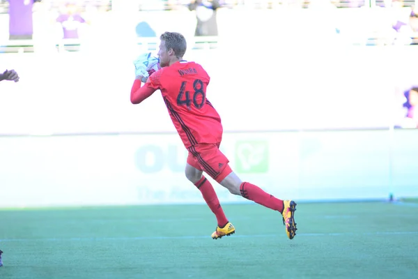 Orlando City Host United Camping World Stadium Orlando Florida October — Stock Fotó