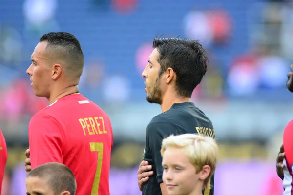 Bolivia Enfrenta Panamá Durante Copa American Centenario Orlando Florida Camping —  Fotos de Stock