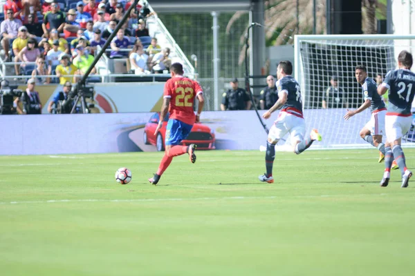 Costa Rica Szembe Paraguay Copa America Centenario Camping World Stadium — Stock Fotó