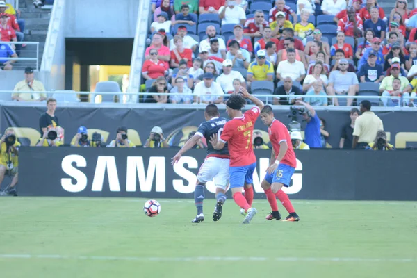 Costa Rica Szembe Paraguay Copa America Centenario Camping World Stadium — Stock Fotó