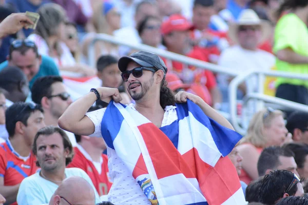 Costa Rica Szembe Paraguay Copa America Centenario Camping World Stadium — Stock Fotó