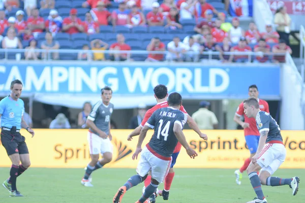 Costa Rica Enfrenta Paraguai Durante Centenário Copa América Estádio Mundial — Fotografia de Stock