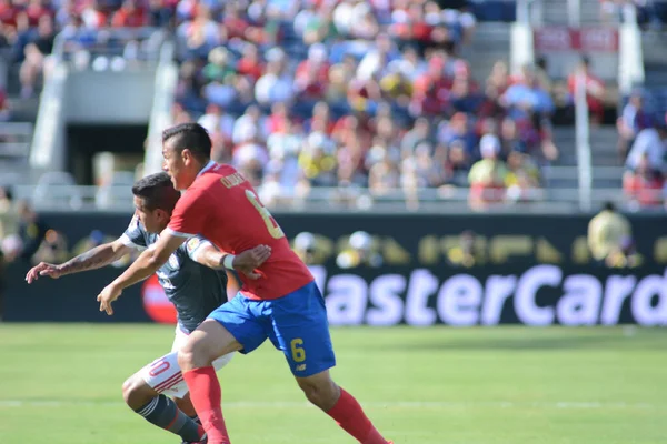 Costa Rica Enfrenta Paraguay Durante Copa América Centenario Camping World — Foto de Stock