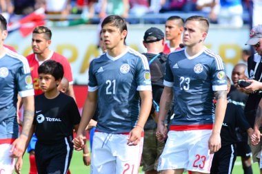 Kosta Rika, Copa America Centenario sırasında Paraguay ile Orlando Florida 'daki Dünya Kampı Stadyumu' nda karşılaştı.. 