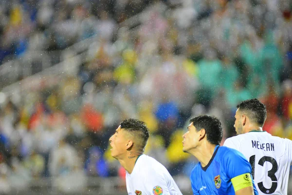 在奥兰多举行的美洲百年杯期间 玻利维亚对阵巴拿马 位于佛罗里达州奥兰多的坎普世界体育场 — 图库照片