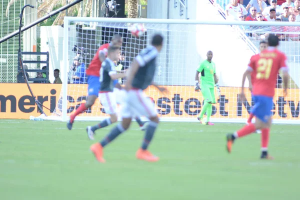 Costa Rica Confruntă Paraguay Timpul Centenarului Copa America Camping World — Fotografie, imagine de stoc