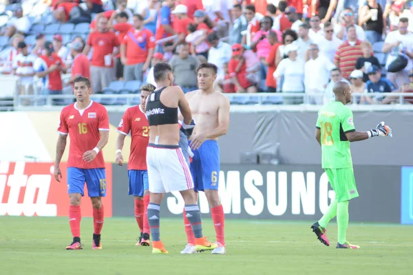 Costa Rica Affronte Paraguay Lors Centenario Copa America Camping World — Photo