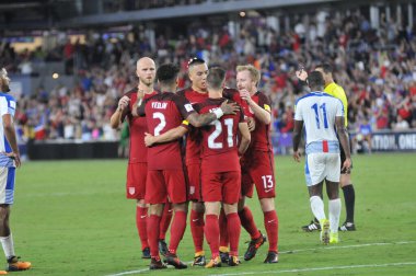 Dünya Kupası eleme maçı Orlando City Stadyumu 'nda. ABD Panama 'ya karşı 6 Ekim 2017' de Orlando, Florida 'da.