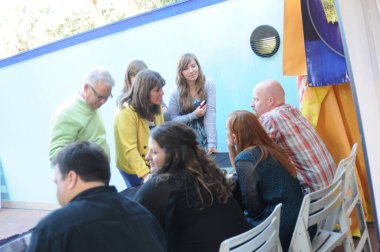 8 Nisan 2012 'de Orlando Florida' da yıllık Deniz Dünyasının Paskalya Gündoğumu Servisi.  