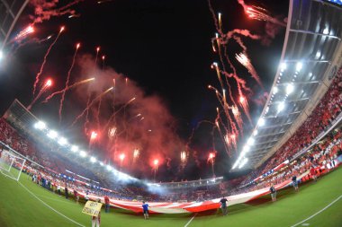 Dünya Kupası eleme maçı Orlando City Stadyumu 'nda. ABD Panama 'ya karşı 6 Ekim 2017' de Orlando, Florida 'da. 
